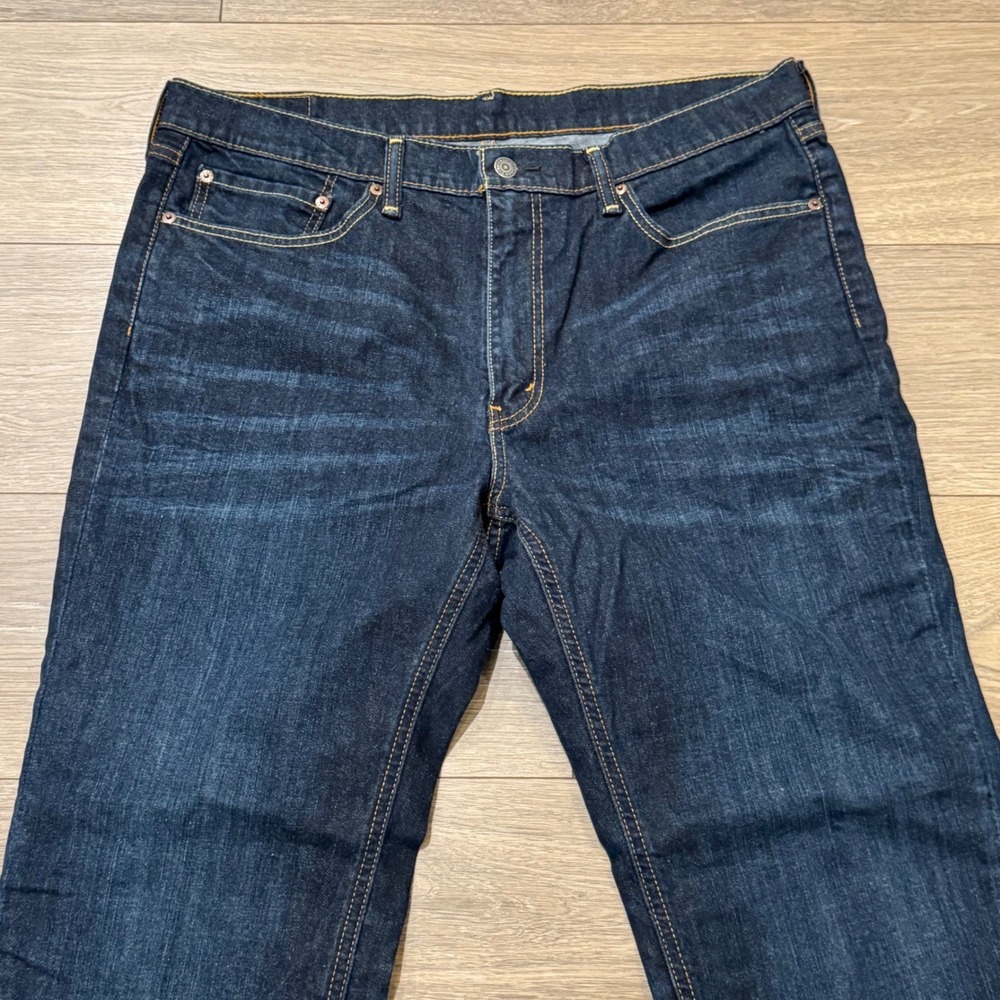 Levis 541 Straight Fit Mens‎ Jeans Dark Wash Indigo Denim W36 L32 18181-0014